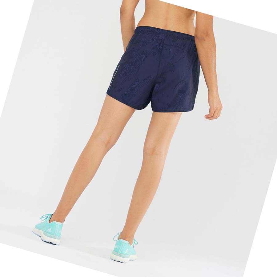 Bermudas Salomon AGILE Mujer Azul Marino | MX 2357HAP